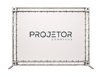 Backdrop personalizado com lona para eventos em Campinas