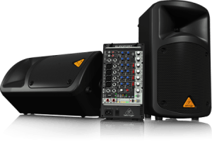 Kit de som Behringer 500W para eventos em Campinas